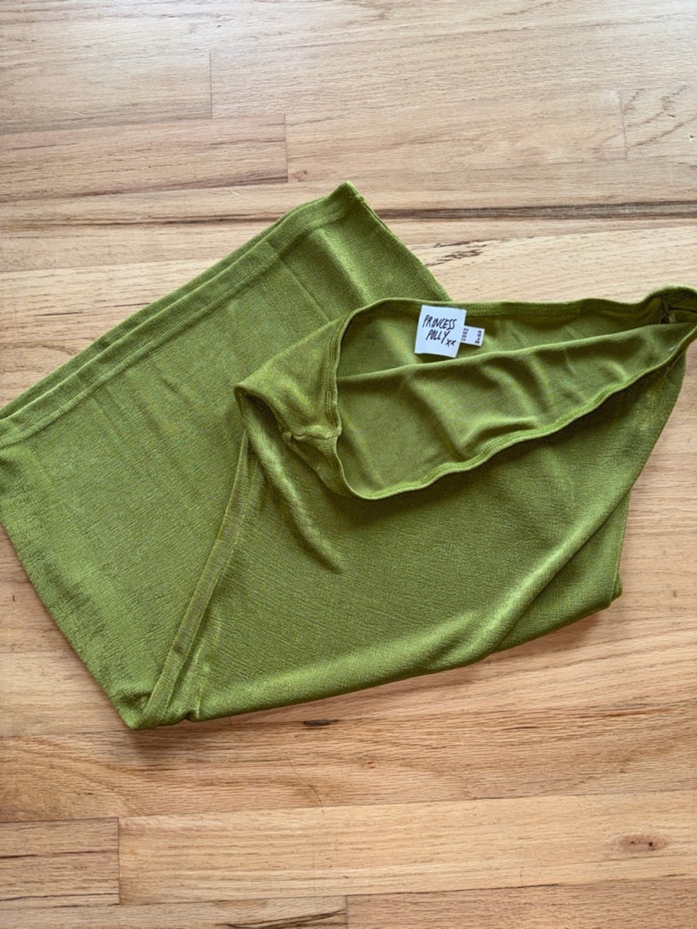 Princess Polly Olive Green Strapless Bodycon tube Dress